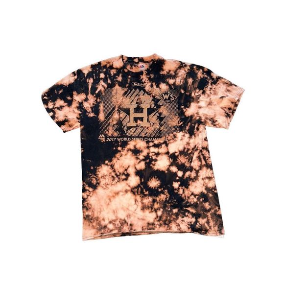 Houston Astros 2017 World Series Champs Bleached Tee - Picture 1 of 4